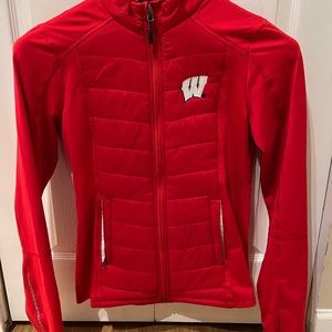 Wisconsin Badgers zip up jacket